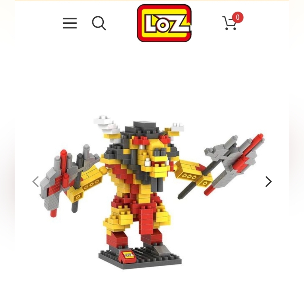 New LOZ Dota 2 Tauren 9494 Diamond Building Bocks Set  290 pieces